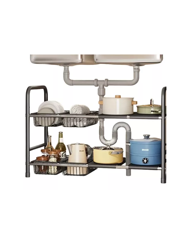 RACK COCINA BAJO FREGADERO ORGANIZADOR MODULAR ARMABLE - 1