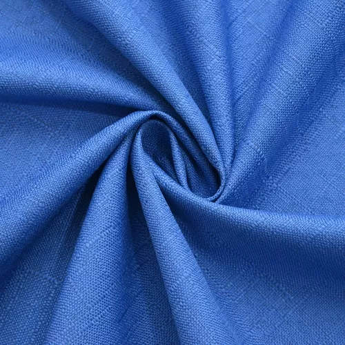 CORTINA LINO CON BLACKOUT ENGOMADO TÉRMICA 140X220 AZUL - 5