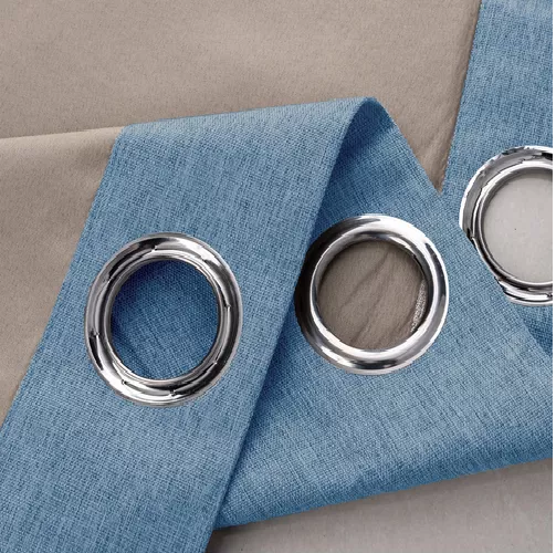 CORTINA BLACKOUT 100% 2 PAÑOS 140X220CM TEXTURA LINO DENIM - 6