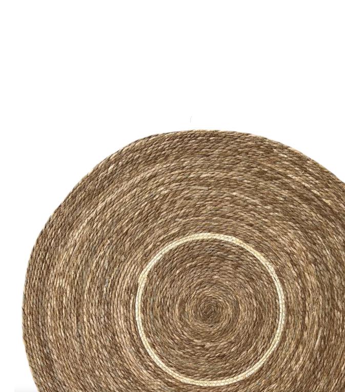 ALFOMBRA REDONDA YUTE 100 CM PARA DECORACIÓN LIVING Y EXTERIORES - 2