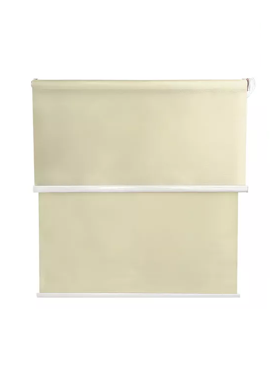 CORTINA ROLLER BLACKOUT 2 PAÑOS 160X240 DOBLE VISILLO BEIGE SIN CENEFA - 1