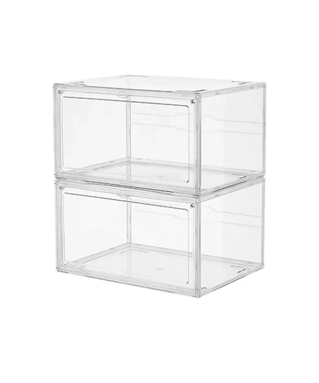 CAJA ORGANIZADORA ZAPATILLA ARMARBLE TRANSPARENTE PACK 3 UNIDADES - 4