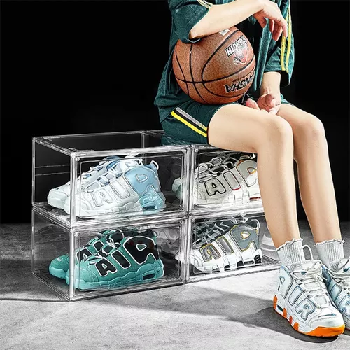 CAJA ORGANIZADORA ZAPATILLA ARMARBLE TRANSPARENTE PACK 3 UNIDADES - 5
