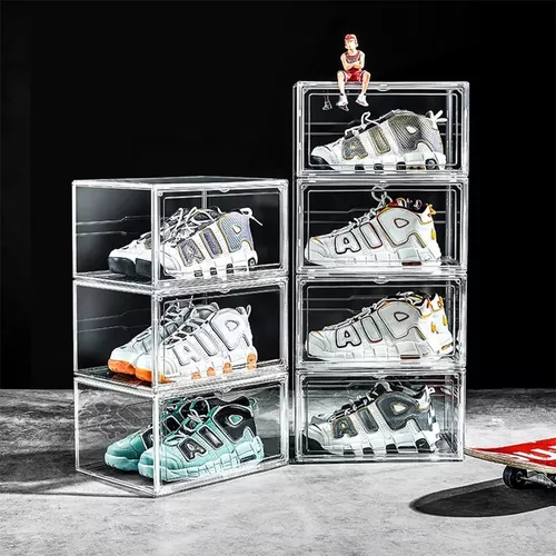 CAJA ORGANIZADORA ZAPATILLA ARMARBLE TRANSPARENTE PACK 3 UNIDADES - 6