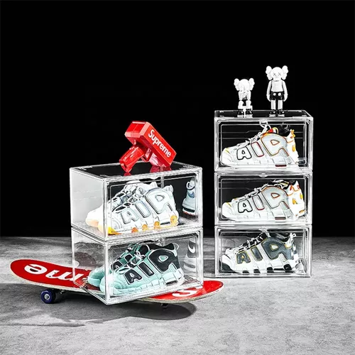 CAJA ORGANIZADORA ZAPATILLA ARMARBLE TRANSPARENTE PACK 3 UNIDADES - 7