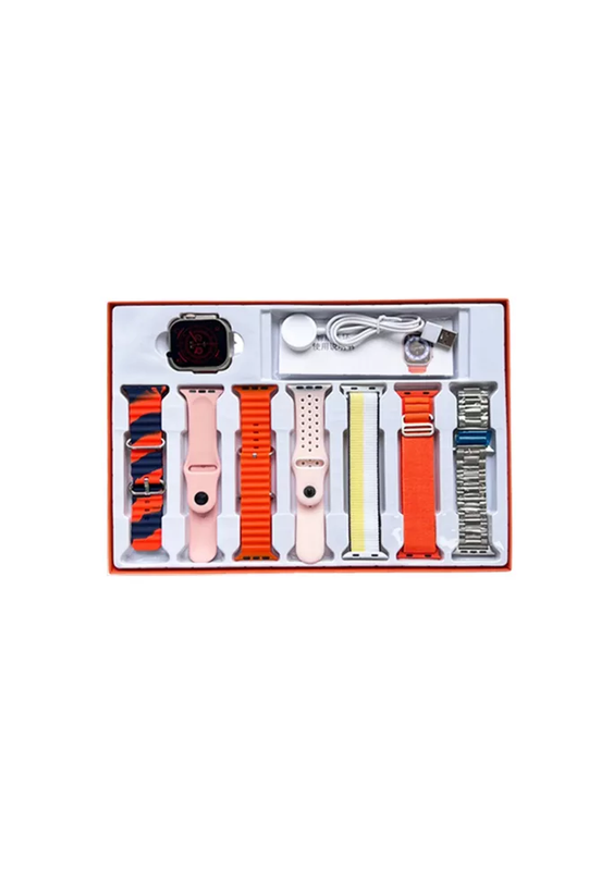 RELOJ INTELIGENTE SMARTWATCH 7 EN 1 COLOR ROSADO - 5
