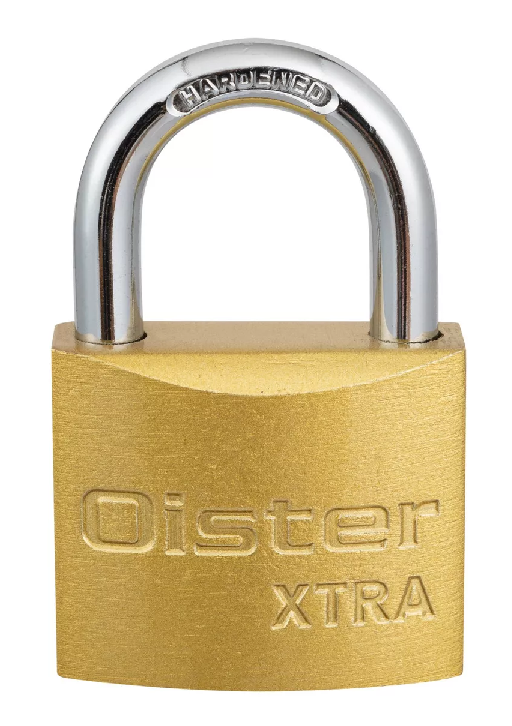 CANDADO OISTER XTRA 30MM FIERRO BRONCEADO COLOR EN COLOR AMARILLO - 1