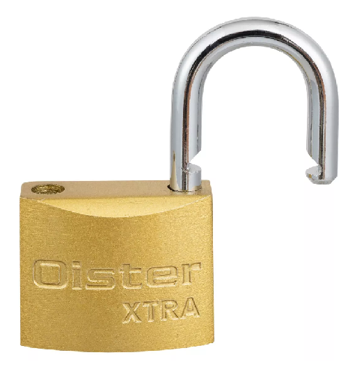 CANDADO OISTER XTRA 30MM FIERRO BRONCEADO COLOR EN COLOR AMARILLO - 3
