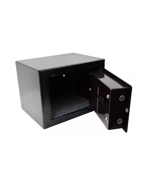 CAJA FUERTE SEGURIDAD ELECTRONICA/COMBINACION COLOR EN COLOR NEGRO - 2