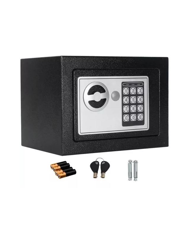 CAJA FUERTE SEGURIDAD ELECTRONICA/COMBINACION COLOR EN COLOR NEGRO - 3