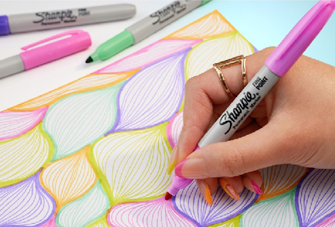 12 MARCADORES SHARPIE GLAM POP MULTICOLOR - 3