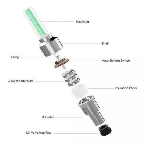 LUCES LED PARA RUEDAS DE BICICLETA (PAR) - 2