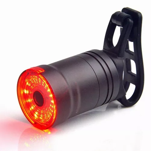 LUZ DE BICICLETA LED CON SENSOR DE FRENO, RECARGABLE POR USB, IPX6 - 2