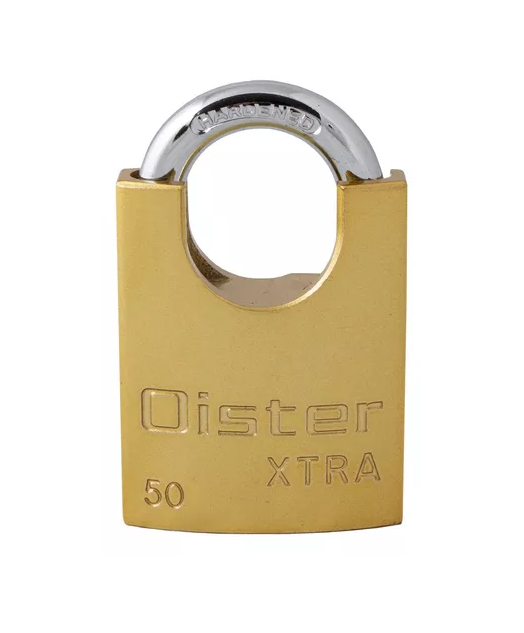 CANDADO OISTER XTRA CON HOMBRO 50MM COLOR EN COLOR AMARILLO - 1