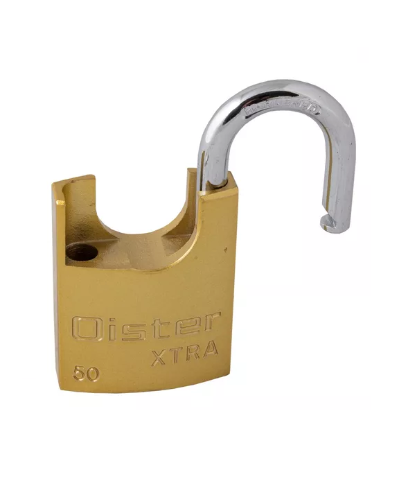 CANDADO OISTER XTRA CON HOMBRO 50MM COLOR EN COLOR AMARILLO - 3