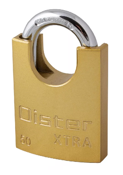 CANDADO OISTER XTRA CON HOMBRO 50MM COLOR EN COLOR AMARILLO - 5