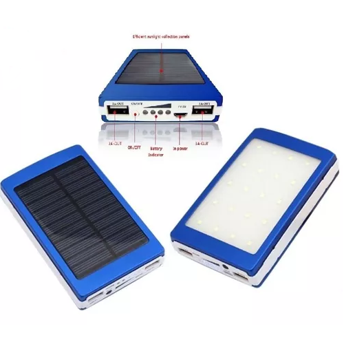 BATERÍA PORTÁTIL EXTERNA 20000 MAH POWER BANK AZUL - 1