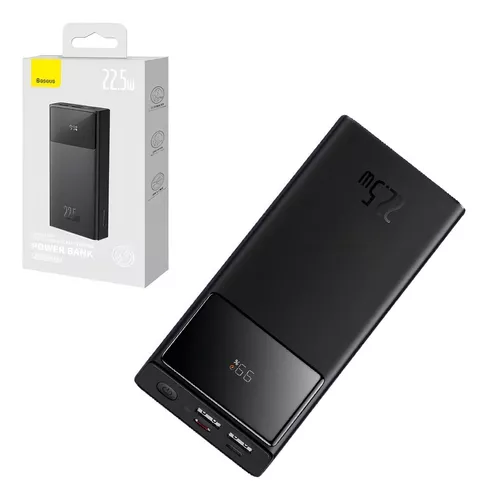 BATERÍA PORTÁTIL BASEUS 20,000 MAH, 22.5W, POWER BANK MINI, EN COLOR NEGRO - 2