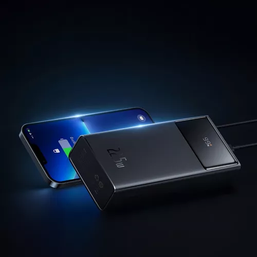 BATERÍA PORTÁTIL BASEUS 20,000 MAH, 22.5W, POWER BANK MINI, EN COLOR NEGRO - 3