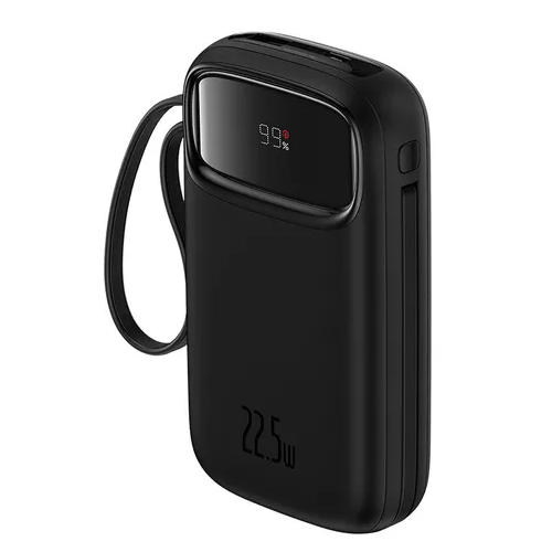 POWER BANK BASEUS LIGHTNING Y TIPO C 20000 MAH 22.5W EN COLOR NEGRO - 2