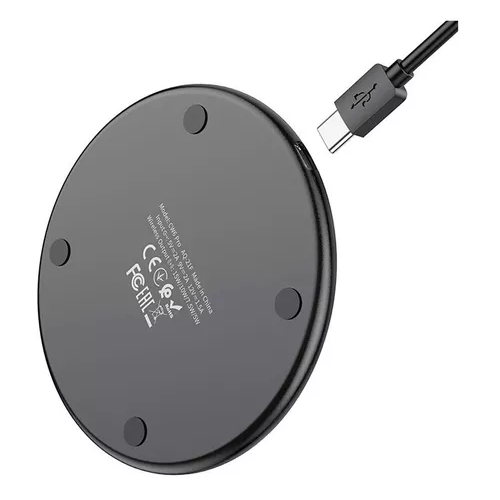 CARGADOR INALÁMBRICO QI HOCO CARGA RÁPIDA ULTRA DELGADO - 4