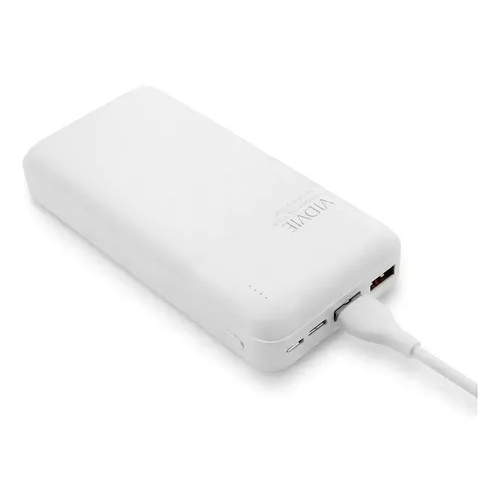 POWER BANK VIDVIE DE 20,000 MAH, COLOR EN COLOR BLANCO - 2