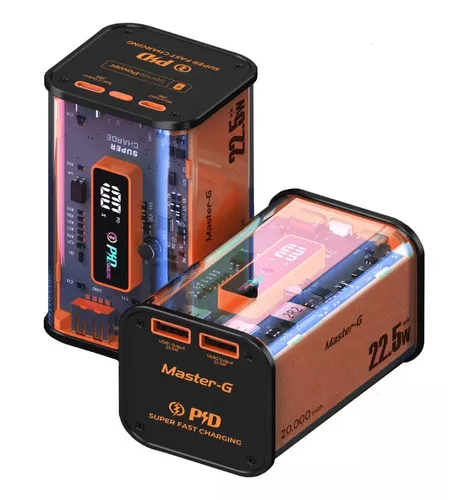 POWER BANK VIDVIE DE 20,000 MAH, COLOR EN COLOR BLANCO - 5