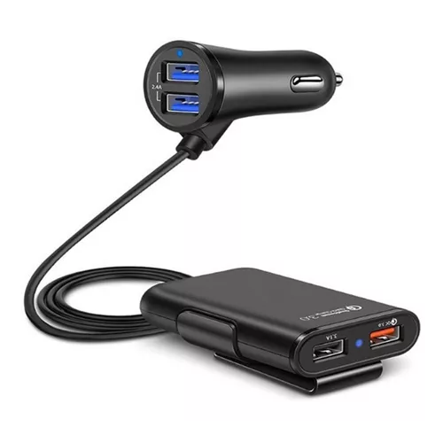 CARGADOR RÁPIDO 4 USB AUTOMÓVIL 35W - 1