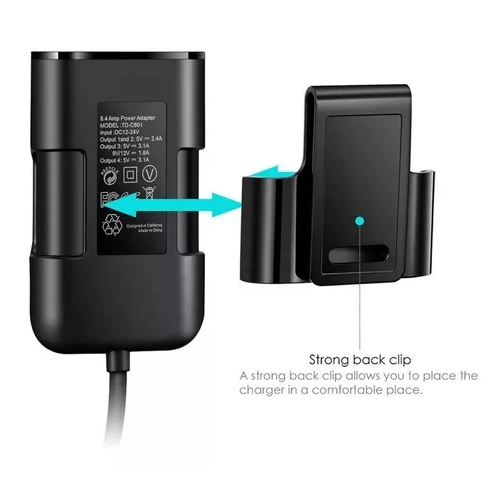 CARGADOR RÁPIDO 4 USB AUTOMÓVIL 35W - 2