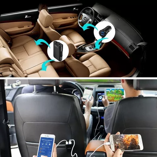 CARGADOR RÁPIDO 4 USB AUTOMÓVIL 35W - 8
