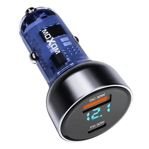 CARGADOR PARA AUTO DOBLE USB 30W QC3.0 - 1
