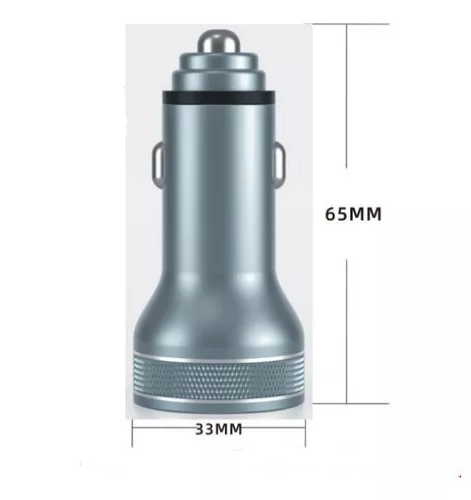 CARGADOR AUTO ESSAGER CARGA RÁPIDA 36W TIPO USB Y TIPO C GRIS - 2