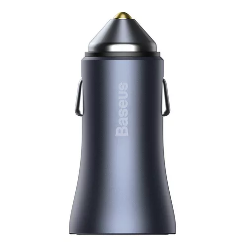 CARGADOR DOBLE USB/TIPO C 40W + CABLE TIPO C 5A 1M GRIS BASEUS - 3