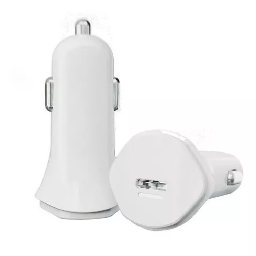 CARGADOR AUTO CARGA RÁPIDA 18W Y CABLE USB-C 3.0A EN COLOR BLANCO - 2