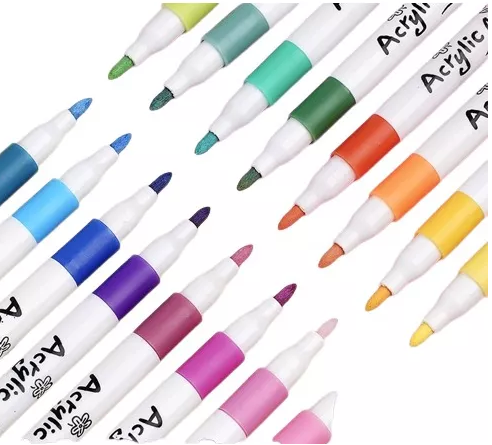LÁPICES ACRÍLICOS MARCADORES 60 PCS MULTICOLOR - 2