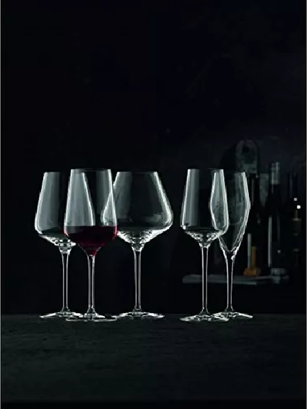 4 COPAS CRISTAL VINOVA BURGUNDY BALLON NACHTMANN - 3