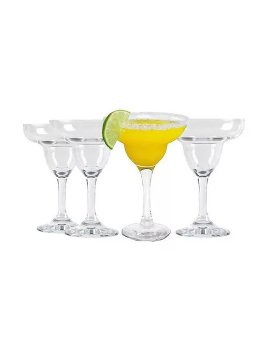 SET 4 VASOS MARGARITA COCTEL TRAGOS TEQUILA CRISTAL GLASSO PREMIUM - 2