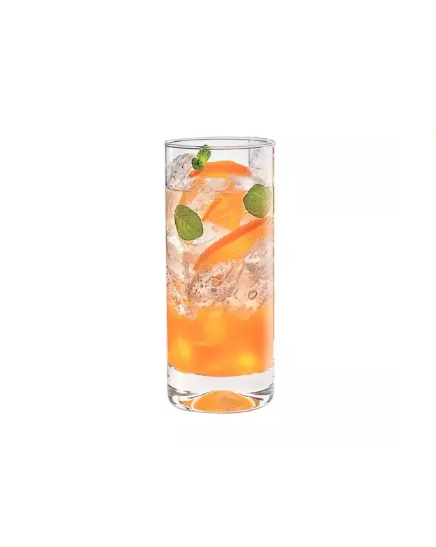 SET 6 VASOS ALTOS 450ML MANHATTAN VIDRIO TRAGO LARGO - 3