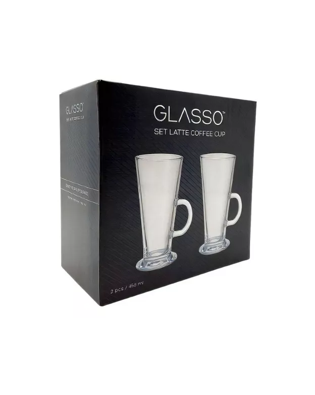 SET 2 TAZAS LATTE VIDRIO 450ML - 3
