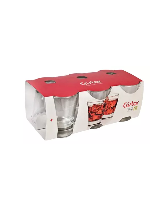 DISPLAY 6 VASOS LONDON W/B 30 ML - 3
