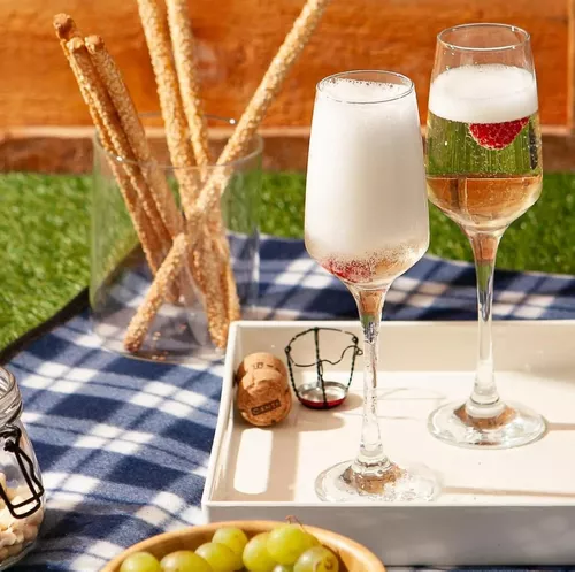 SET 6 COPAS CHAMPAGNE CÓCTEL 230ML CRISTAL - 4