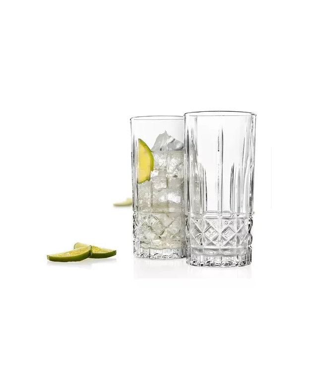 SET 6 VASOS ALTOS STIRLING 360ML VIDRIO TRAGO LARGO - 2