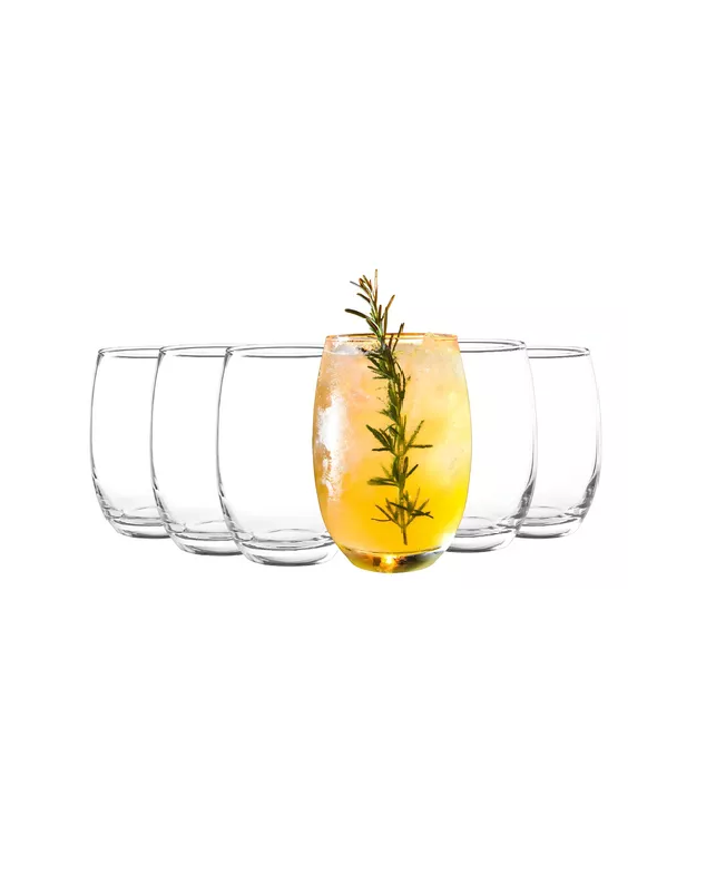 SET 6 VASOS MIKONOS TRANSPARENTES 460ML - 3