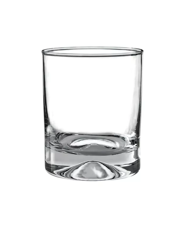 SET 6 VASOS WHISKY MANHATTAN BAJO CRISTAR VIDRIO - 1