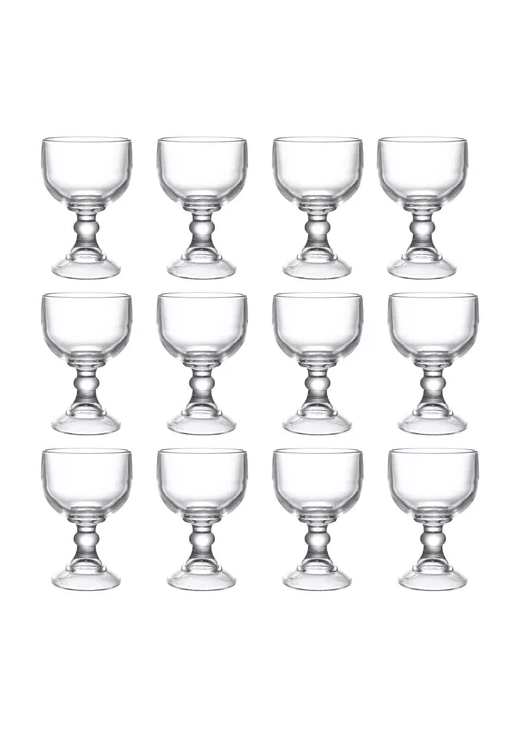 SET 12 COPAS CHABELAS 500CC VIDRIO RESTOBAR - 3