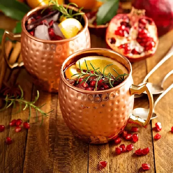TAZA COBRE JUEGO 2 VASOS MOSCOW MULE COCKTAIL 500ML - 4