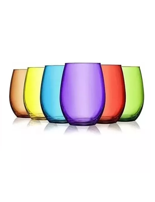 6 VASOS ALTOS MIKONOS FULL COLOR 460ML - 3