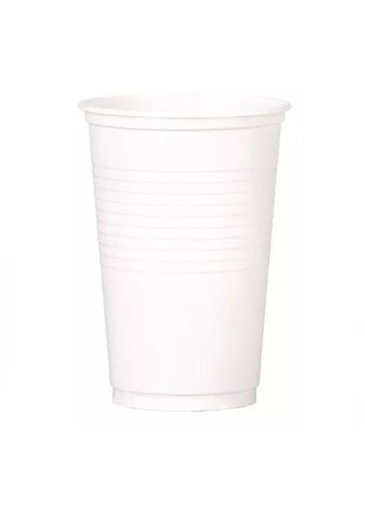 VASO PLÁSTICO BLANCO 7OZ/200CC CAJA 1000 UNID - 1