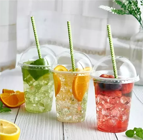 200 VASOS DESECHABLES TAPA DOMO 16OZ - 4
