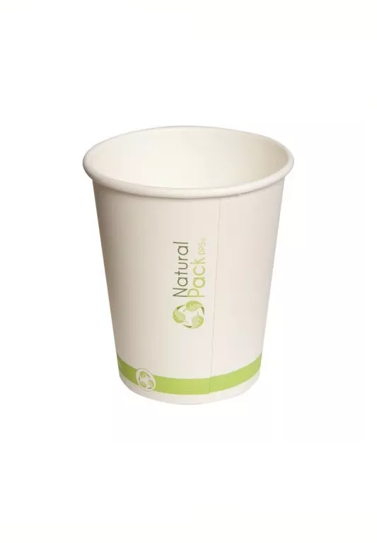 VASO CAFÉ COMPOSTABLE BLANCO 4OZ/120CC 500 UNID - 1